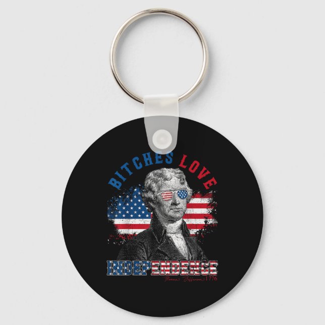 Es Kärlek Independence, USA, USA, 4:e juli Nyckelring (Framsida)