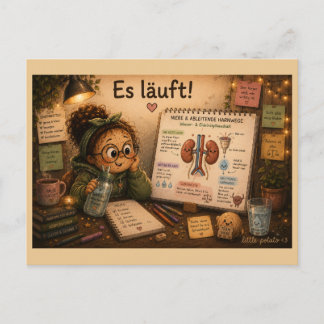 Es läuft! vykort