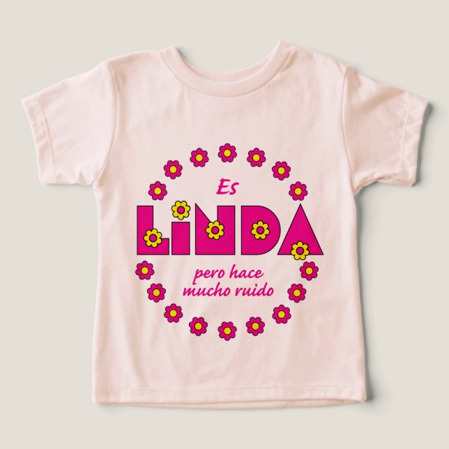 Es Linda, pero Tee Shirt (Design Framsida)