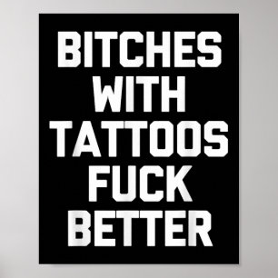 Es med tatueringar för bättre Tattoo Älskare Tat Poster