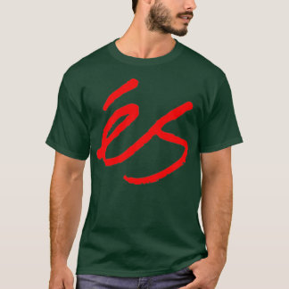 ES Skateboarding in RedTShirt T Shirt