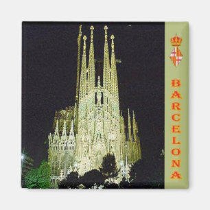 ES - Spanien - Barcelona - Basilica Sagrada Famili Magnet