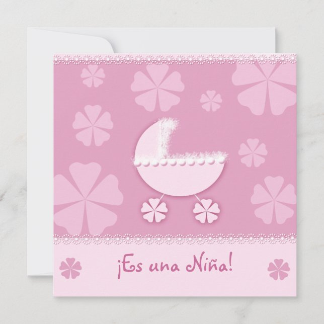 Es una Niña 01 - Invación Inbjudningar (Framsida)