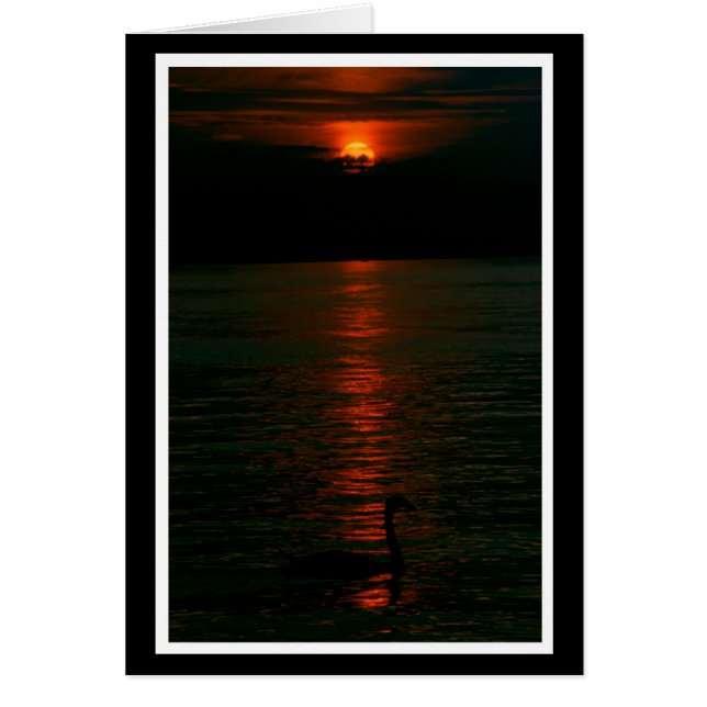 Es Wird Nacht Karte Hälsningskort (Framsidan)