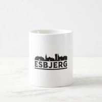 Esbjerg Danmark City Skyline Cityscape Travel Gift