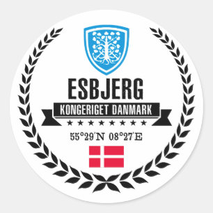 Esbjerg Runt Klistermärke
