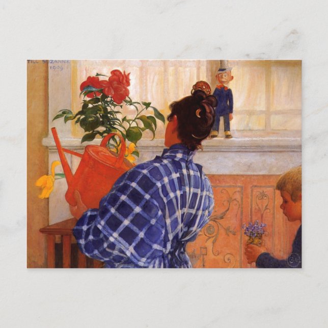 Esbjorn Brings Karin Violets Vykort (Framsida)