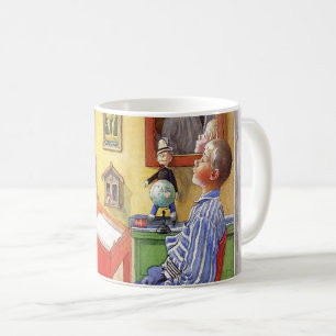 Esbjorn gjorde sin hemläxa av Carl Larsson Kaffemugg