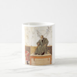 Esborjn och hennes farfar (flicka och farfar) kaffemugg