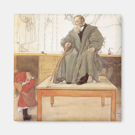 Esborjn och hennes farfar (flicka och farfar) magnet