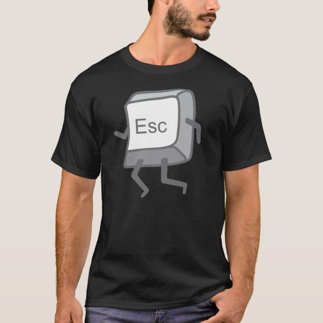 Esc Buton Tee Shirt (Framsida)