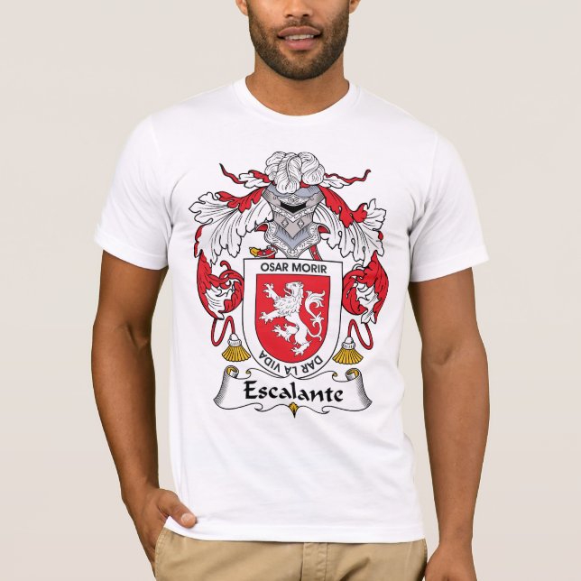 Escalante familjvapensköld tee shirt (Framsida)