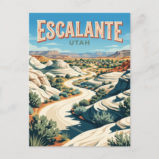 Escalante USA Vykort (Framsida)