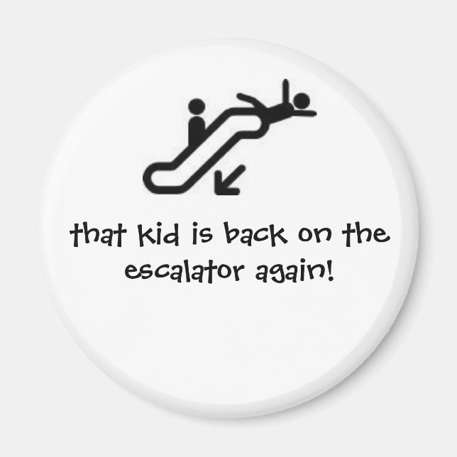Escalator Kid Magnet (Framsidan)