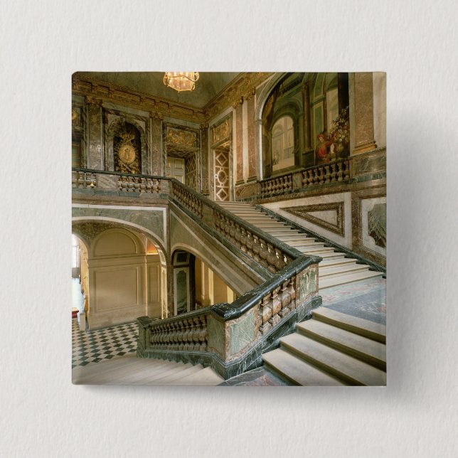 Escalieren de la Reine (drottning trappuppgång) Knapp (Framsida)