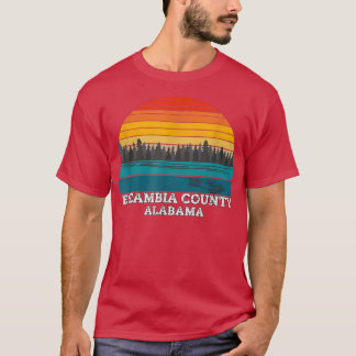 Escambia county Alabama Retro Vintage T Shirt
