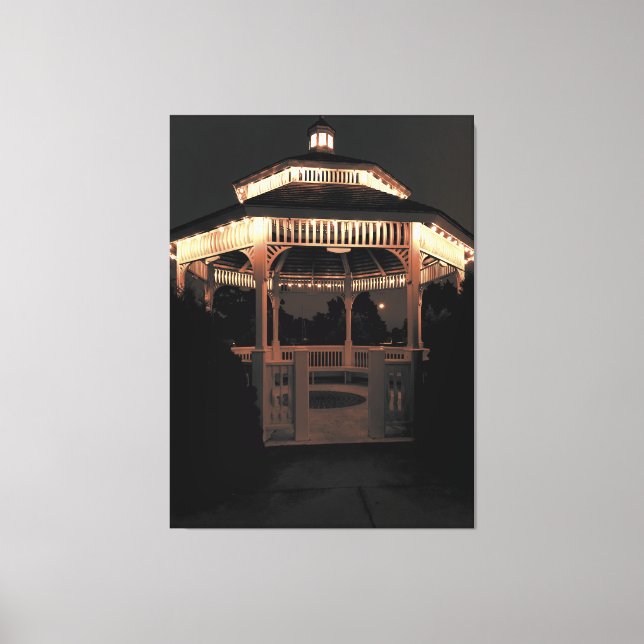 Escanaba i Moonlight-Kanvastrycket Canvastryck (Framsida)