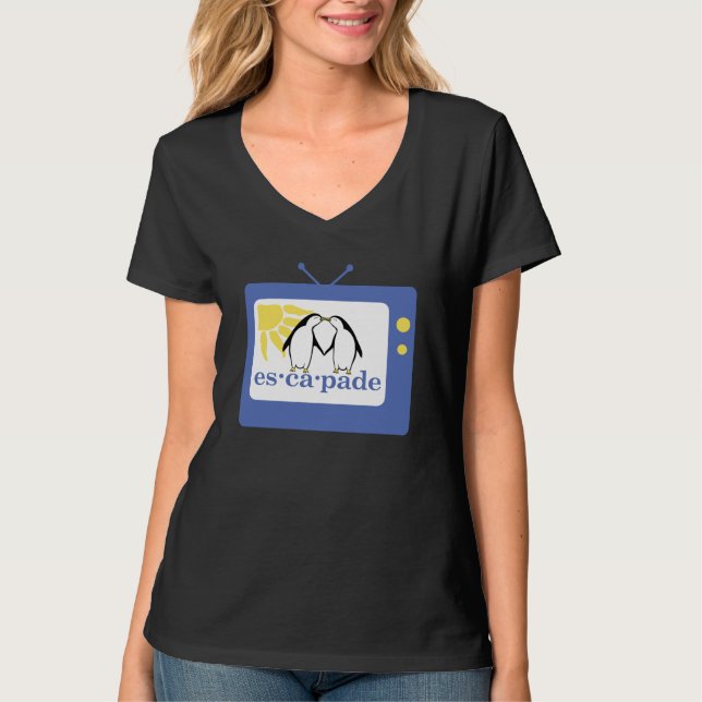 Escapade vid skift tee shirt (Framsida)