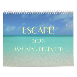 ’ESCAPE’ 2026 CALENDAR/ HIMMEL/SEA/SOL CALENDAR KALENDER