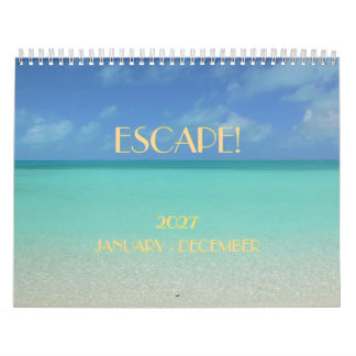 "ESCAPE" 2027 KALENDER/ HIMMEL/HAV/SOL KALENDER