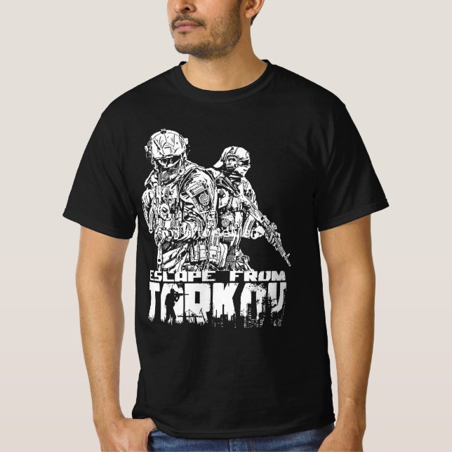 Escape från Tarkov T Shirt (Framsida)