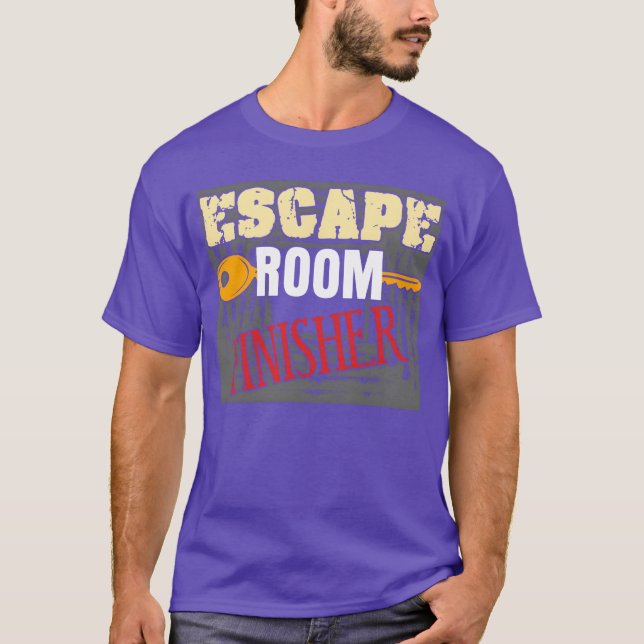 Escape Game Finisher Escape Room funny T Shirt (Framsida)