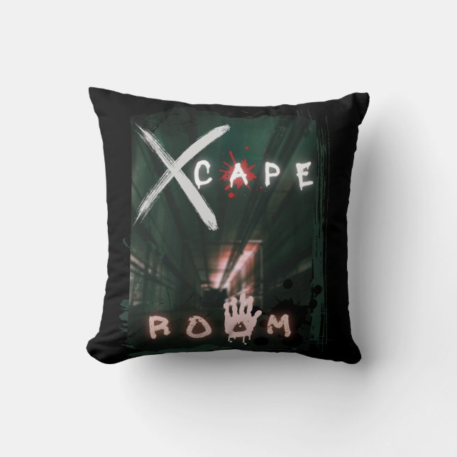 Escape Room Gömt Enigma Kudde (Framsida)