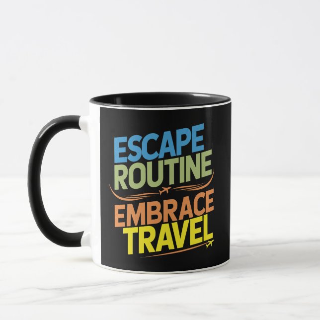 Escape Routine Embrace Travel Mugg (Vänster)
