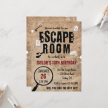 Escape-rumsklubbar, Födelsedagsfest för alla åldra