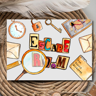 Escape Rumsteamet bygger Inbjudningar
