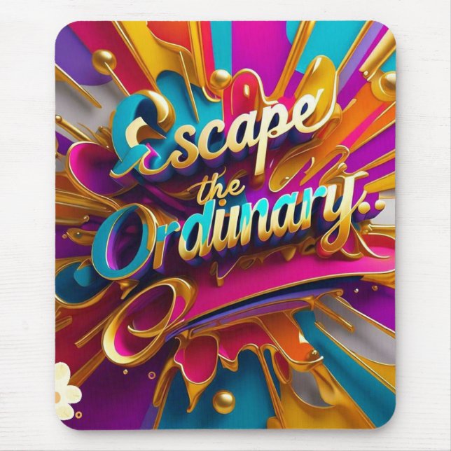 "Escape the Mundane" Musmatta (Framsidan)
