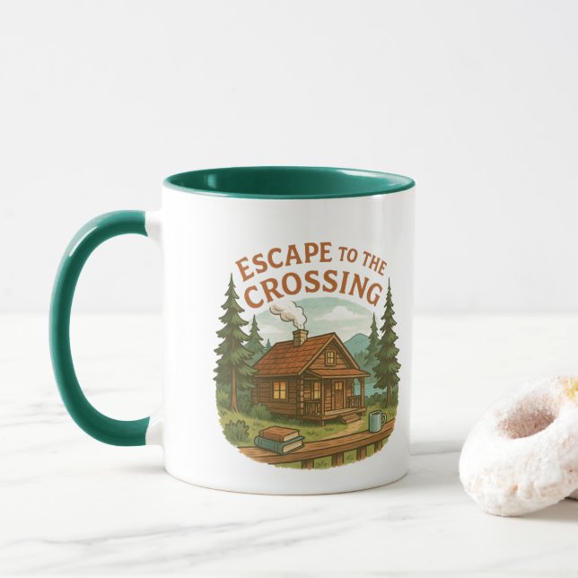 ESCAPE TO CROSSING Maggie Sullivan Mysigt Cabin Mugg (Med munk)