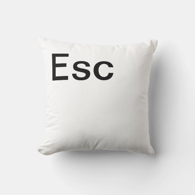 Escapetangent på datorklaviatur kudde (Framsida)