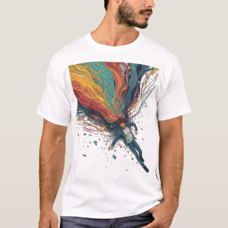 Escaping the Noise – Solitary Reflection Art T Shirt