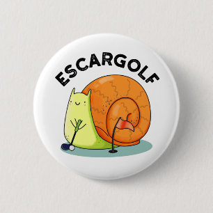 Escar-golf Funny Escargot Snigel Pun Knapp