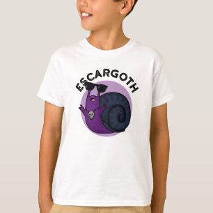 Escar-goth Funny Coola Goth Snigel Pun T Shirt
