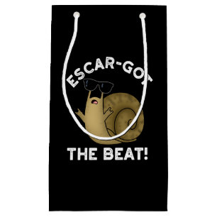 Escar-har Beat Funny Fransk Snigel Pun Mörk BG