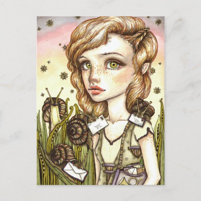 Escargot Express Vykort (Framsida)