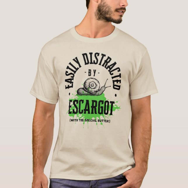 Escargot t-shirt (Framsida)