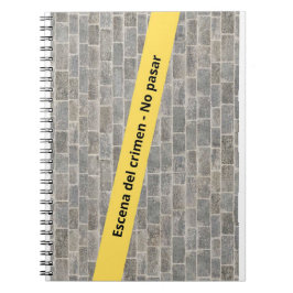 Escena del crimen anteckningsbok