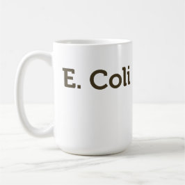 Escherichia Coli händer Kaffemugg