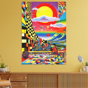 Eschers Oriental Dreamscape Canvastryck