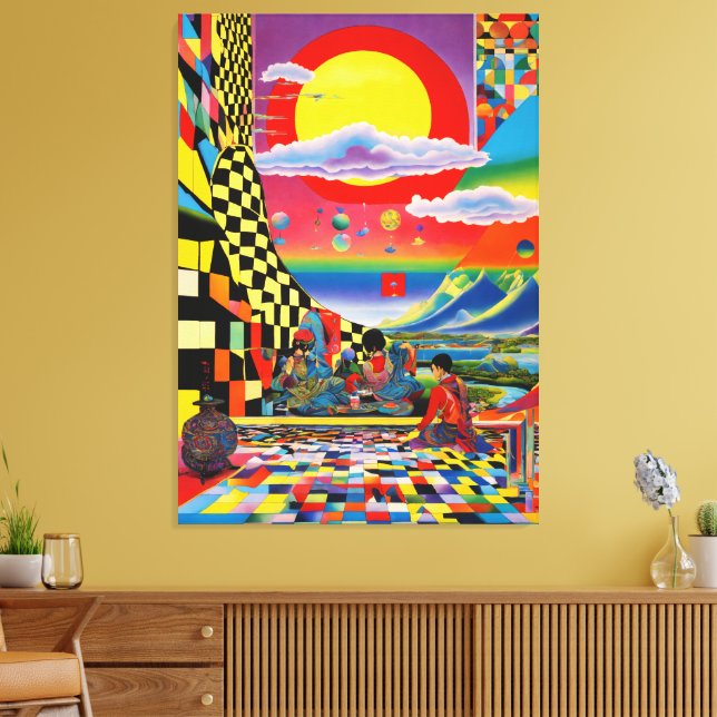 Eschers Oriental Dreamscape Canvastryck (Insitu (Vardagsrum))