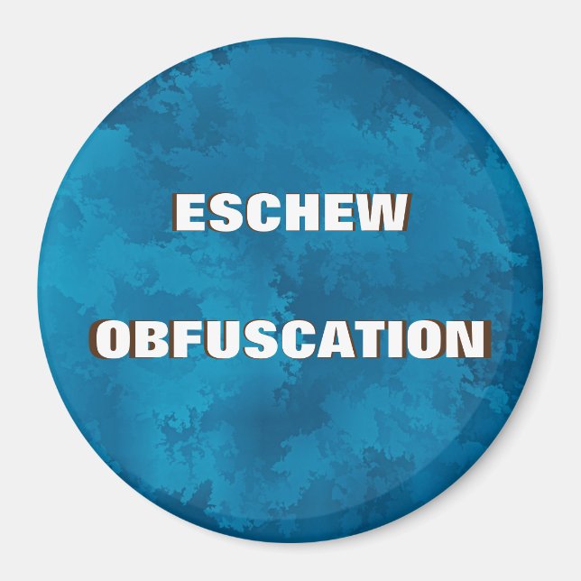 ESCHEW OBFISKERING MAGNET (Framsidan)