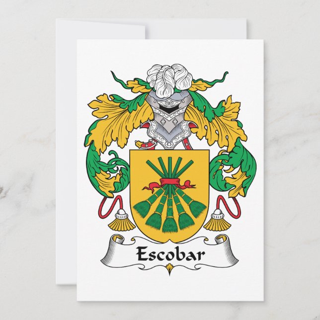 Escobar Family Crest (Framsida)