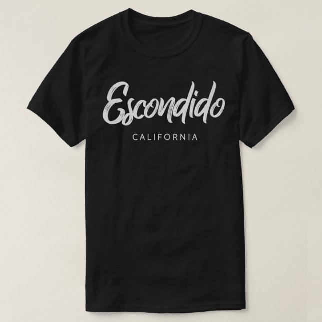 Escondido California T Shirt (Design framsida)