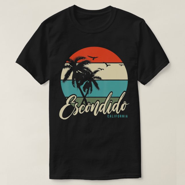 Escondido California T Shirt (Design framsida)