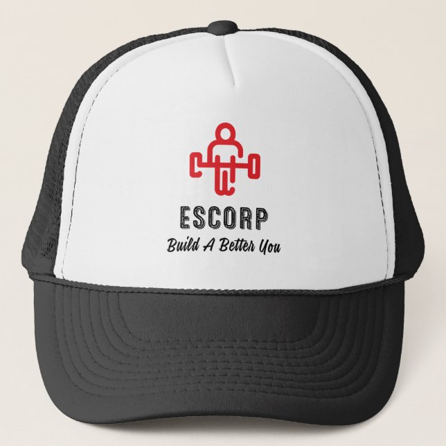 ESCORP Trkr Hat Blk Keps (Framsida)