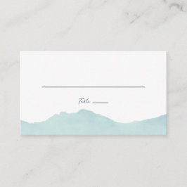 Escort för bergsområde Guest Bord Placeringskort