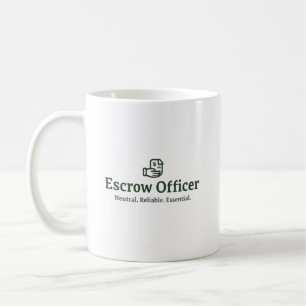 Escrow Officer – Neutral. Pålitlig. Oumbärlig. Kaffemugg